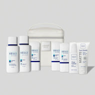 Arden Skincare Obagi Nu-Derm FX System kit for normal to dry skin, includes bottles and tubes of skincare products for daily use.