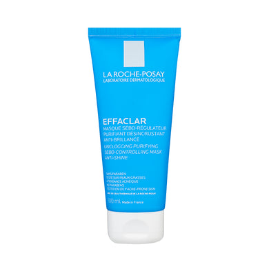 La Roche-Posay Effaclar Unclogging Purifying Sebo-Regulating Clay Mask 100ml - Arden Skincare 