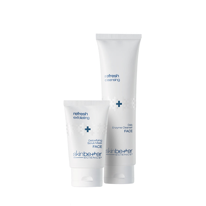 Skinbetter Refresh Cleanse & Detox Duo - Arden Skincare 